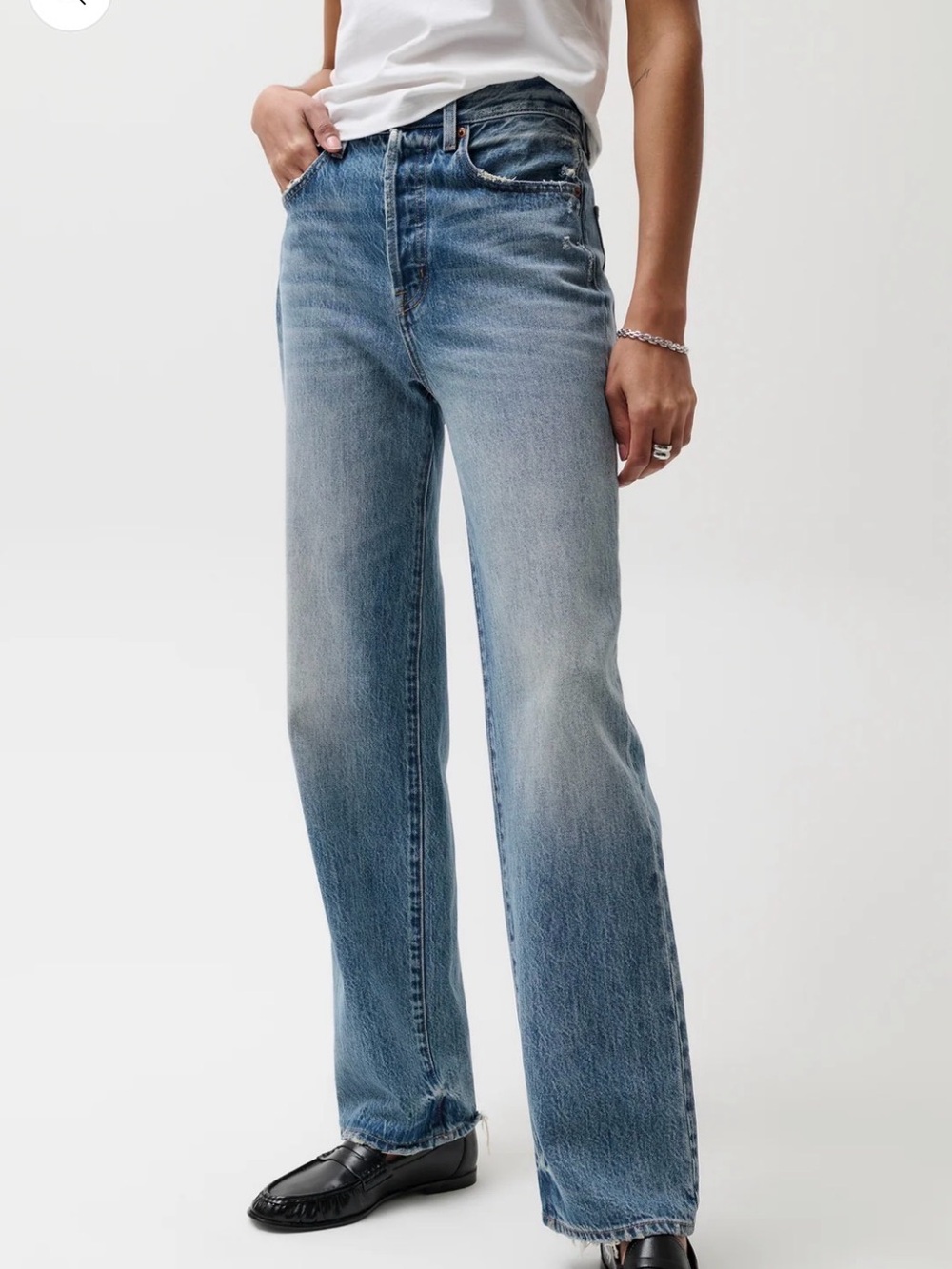 CASSIE SUPER HIGH RISE STRAIGHT JEAN
